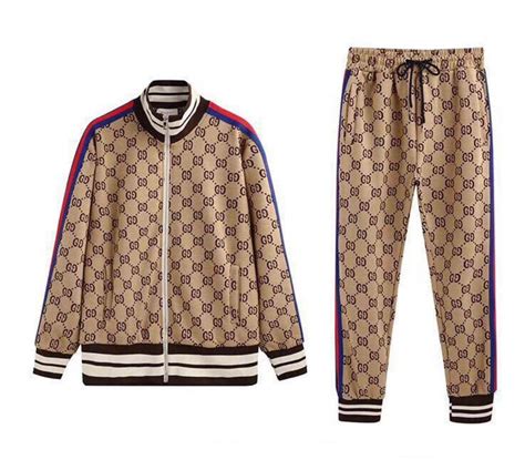 gucci vintage track jacket|Gucci jogging suit for men.